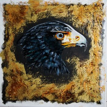 Schilderij getiteld "profil-d-aigle.jpg" door Catherine Digue - Turpin, Origineel Kunstwerk