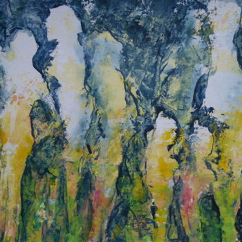 Malerei mit dem Titel "étude de groupe" von Catherine Dufrene (Katy), Original-Kunstwerk