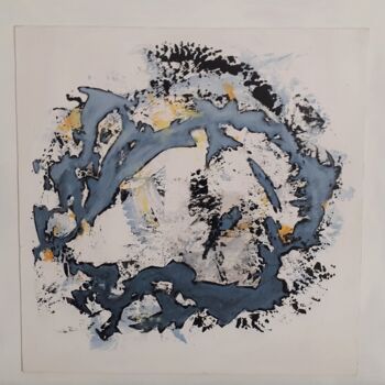 绘画 标题为“Abstrait C2” 由Catherine Dufrene (Katy), 原创艺术品, 丙烯