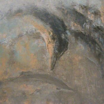 Картина под названием "plongeon" - Catherine Dufrene (Katy), Подлинное произведение искусства, Масло