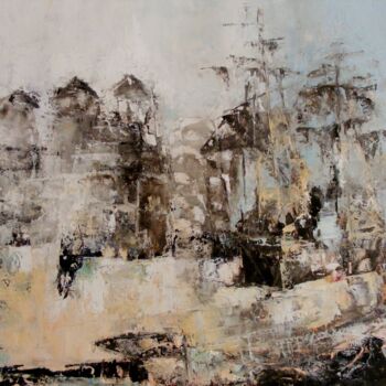 Картина под названием "Ostende" - Catherine Dufrene (Katy), Подлинное произведение искусства, Масло
