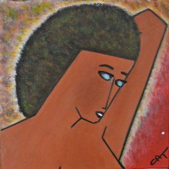 Painting titled "Espoir" by Catherine Dussere, Original Artwork