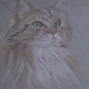 Peinture intitulée "chat.jpg" par Catherine Elgoyhen, Œuvre d'art originale