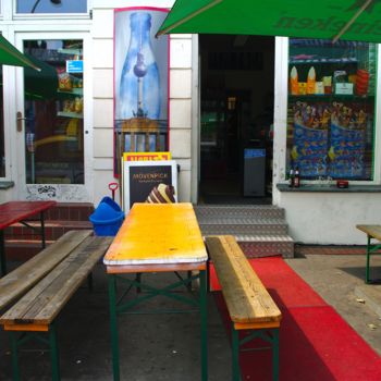 Photographie intitulée "bar restaurant" par Catherine Gendron, Œuvre d'art originale