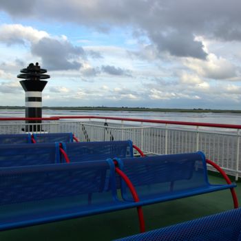 Photography titled "Ameland ferry" by Catherine Gendron, Original Artwork