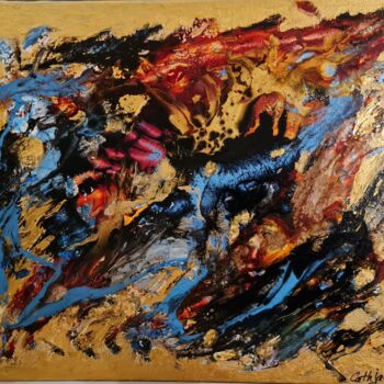 Painting titled "EXPERIENCE" by Catherine Jacomet, Original Artwork, Acrylic