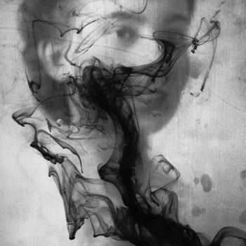 Fotografia intitulada "Effervescence noir…" por Catherine Jubert Asencio, Obras de arte originais
