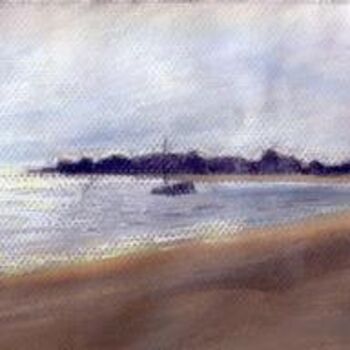 Pintura intitulada "Noirmoutier" por Catherine Lacroix, Obras de arte originais
