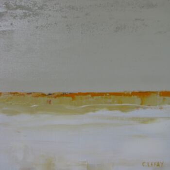 Peinture intitulée "Horizon" par Catherine Lefay, Œuvre d'art originale, Huile