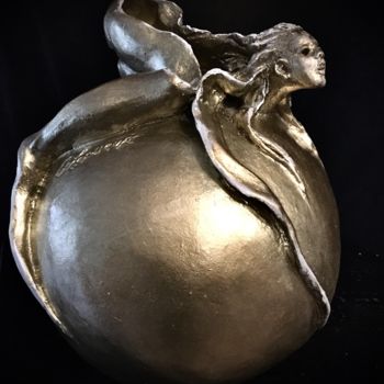 Скульптура под названием "Galaxie" - Catherine Lesueur (C.Lesueur), Подлинное произведение искусства, Керамика