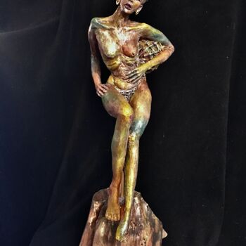 Sculpture titled "Marine" by Catherine Lesueur (C.Lesueur), Original Artwork, Ceramics