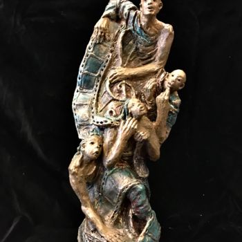 Sculpture titled "LIEU DE TOURNAGE" by Catherine Lesueur (C.Lesueur), Original Artwork, Ceramics