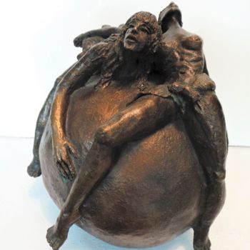 Sculptuur getiteld "FEMINITE bronze" door Catherine Lesueur (C.Lesueur), Origineel Kunstwerk, Bronzen