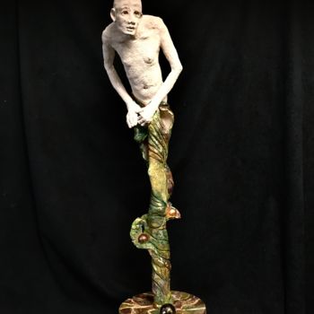 Sculpture intitulée "L’arbre de vie" par Catherine Lesueur (C.Lesueur), Œuvre d'art originale, Argile