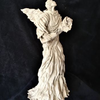 Скульптура под названием "Message" - Catherine Lesueur (C.Lesueur), Подлинное произведение искусства, Керамика