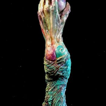 Скульптура под названием "MAINTENANT" - Catherine Lesueur (C.Lesueur), Подлинное произведение искусства, Керамика