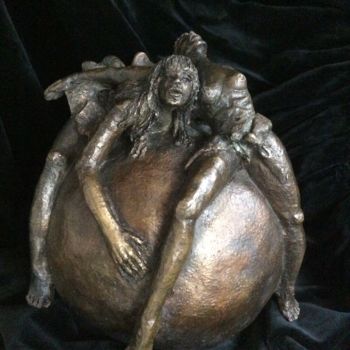 Skulptur mit dem Titel "FEMINITE" von Catherine Lesueur (C.Lesueur), Original-Kunstwerk, Metalle