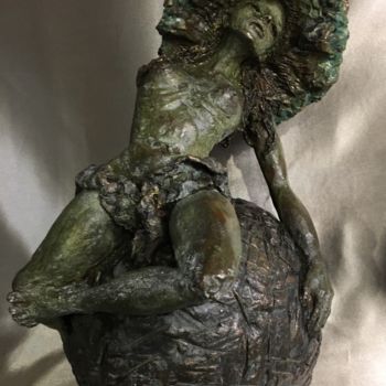 Sculpture titled "VEGA" by Catherine Lesueur (C.Lesueur), Original Artwork, Metals