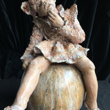 Sculpture titled "angelique" by Catherine Lesueur (C.Lesueur), Original Artwork, Ceramics