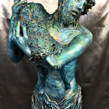 雕塑 标题为“Agneau de Dieu” 由Catherine Lesueur (C.Lesueur), 原创艺术品, 陶瓷