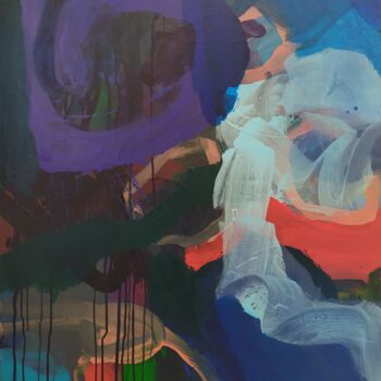 Pittura intitolato "Circonvolution" da Catherine Maddens, Opera d'arte originale, Acrilico