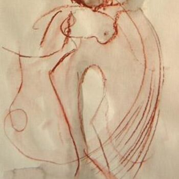 Drawing titled "Milady" by Catherine Marche, Original Artwork