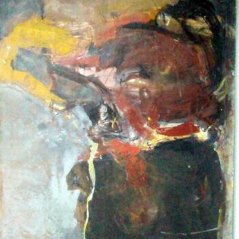 Malerei mit dem Titel "jaune" von Catherine Monmarson, Original-Kunstwerk