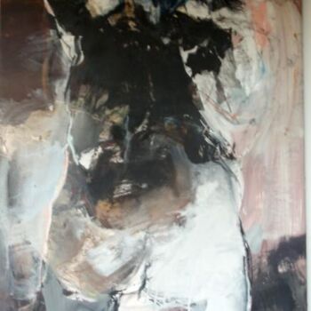 Pittura intitolato "Farouche 100x65cm t…" da Catherine Monmarson, Opera d'arte originale