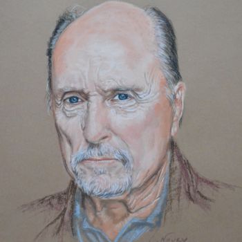 Drawing titled "Robert" by Andromaque, Original Artwork, Pastel