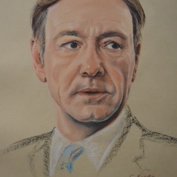 Drawing titled "Kevin" by Andromaque, Original Artwork, Pastel