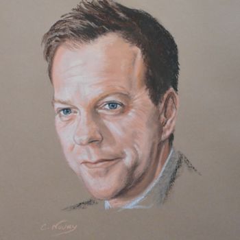 Drawing titled "Kiefer" by Andromaque, Original Artwork, Pastel