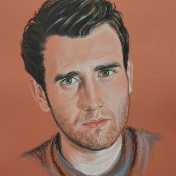 Drawing titled "Matthew" by Andromaque, Original Artwork, Pastel