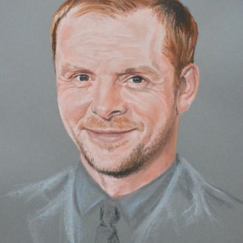 Desenho intitulada "Simon" por Andromaque, Obras de arte originais, Pastel