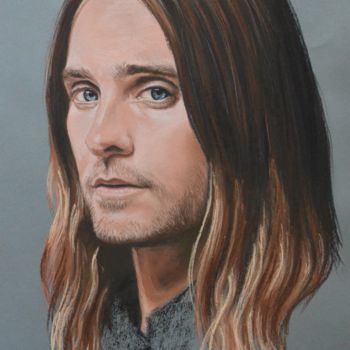 Drawing titled "Jared" by Andromaque, Original Artwork, Pastel