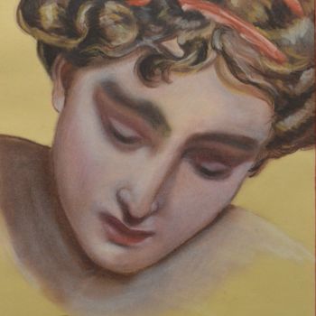 Drawing titled "Bain de Venus" by Andromaque, Original Artwork, Pastel