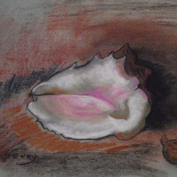 图画 标题为“"La coquille" d'apr…” 由Andromaque, 原创艺术品, 粉彩