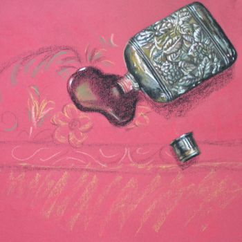 Desenho intitulada "Flasque" por Andromaque, Obras de arte originais, Pastel