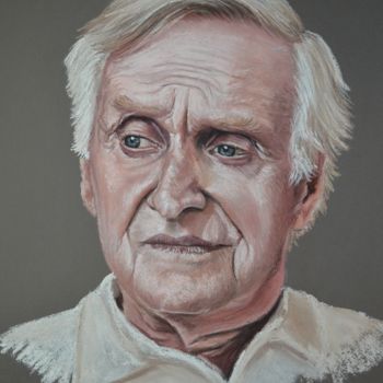 Drawing titled "John" by Andromaque, Original Artwork, Pastel