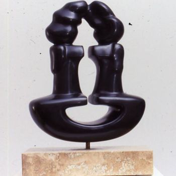 Skulptur mit dem Titel "SPIRITO-GUERRIERO" von Catherine Porta, Original-Kunstwerk