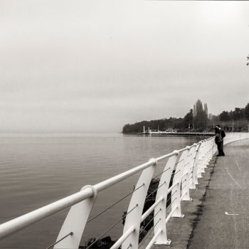 Photography titled "Lac Léman" by Catherine Toiron, Original Artwork, Digital Photography