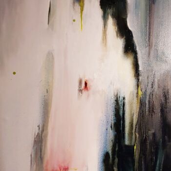 Картина под названием "LE SONGE D'AGNODICE" - Catherine Villa, Подлинное произведение искусства, Масло Установлен на Деревян…