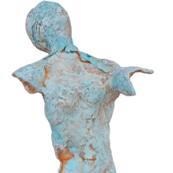 Sculpture intitulée "L'AVEU MYSTIQUE" par Catherine Villa, Œuvre d'art originale, Béton