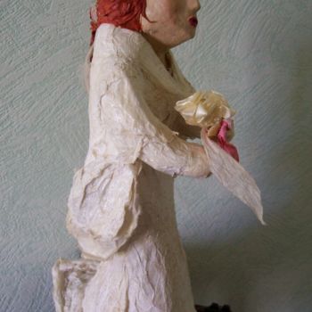 Sculpture intitulée "La Mariée" par Catherine Bordus, Œuvre d'art originale
