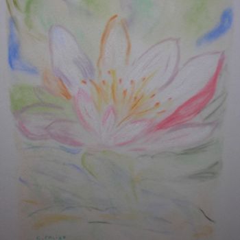 Peinture intitulée "Lotus 5" par Catherine Falize, Œuvre d'art originale