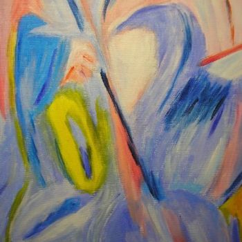 Painting titled "Le musicien" by Catherine Falize, Original Artwork