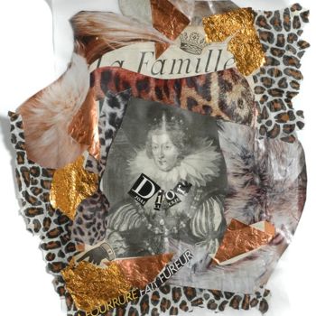 Collages titled "la mère" by Catherine Guillaud, Original Artwork