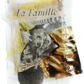Collages titled "les petits enfants" by Catherine Guillaud, Original Artwork