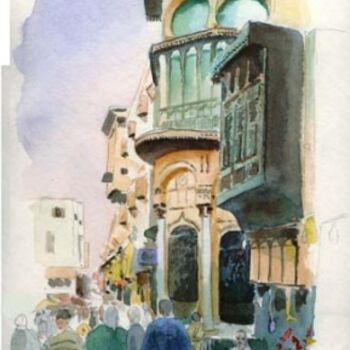 「Sabil Kuttab ruayya…」というタイトルの絵画 Catherine Rossiによって, オリジナルのアートワーク