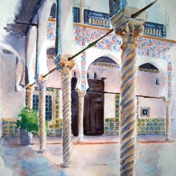 Pintura intitulada "Alger West ed-dar P…" por Catherine Rossi, Obras de arte originais