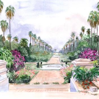 "Jardin d'Essai, El-…" başlıklı Tablo Catherine Rossi tarafından, Orijinal sanat
